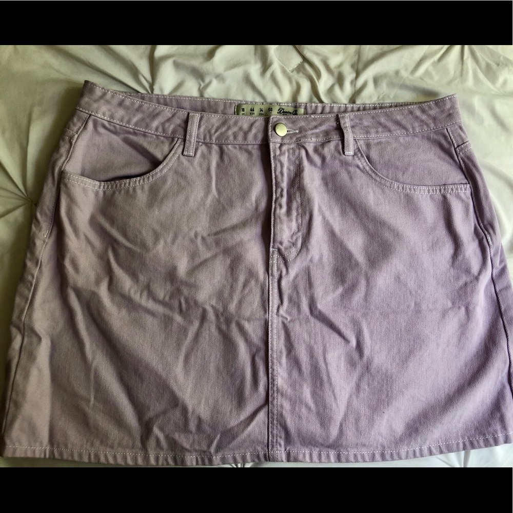 Lilac Mini Skirt